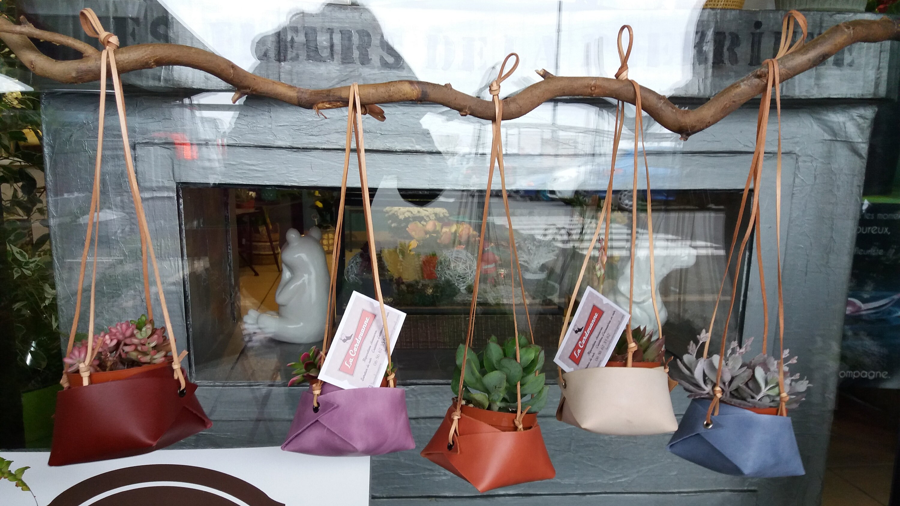 Suspension Cuir Pour Plantes