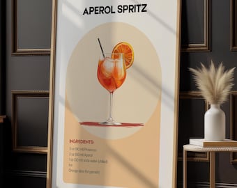 Aperol Spritz Rezept Print: Italienische Cocktailbar