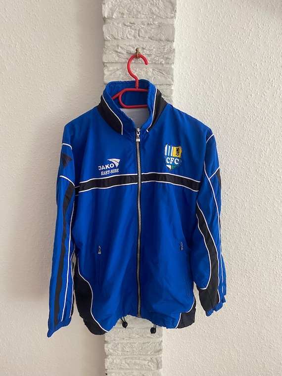 Vintage CFC Chemnitzer FC Jako Trainingsjacke, Gr. S, retro