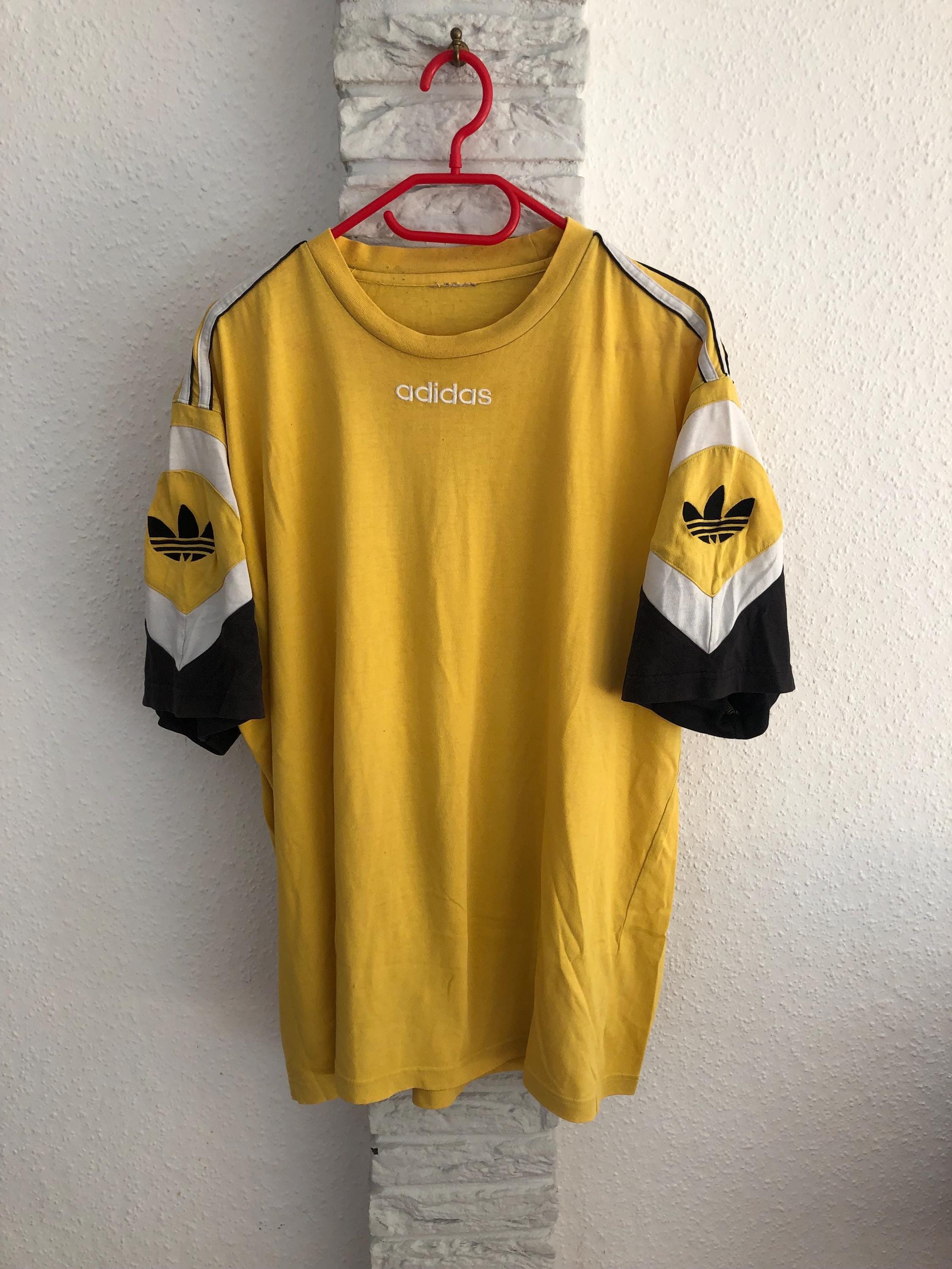 Yellow Adidas Tracksuit Men - Etsy