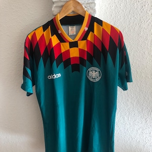 ウェア jersey jermany  1994 Vintage Germany Jersey 1994, DFB Jersey Green, Size S - Etsy
