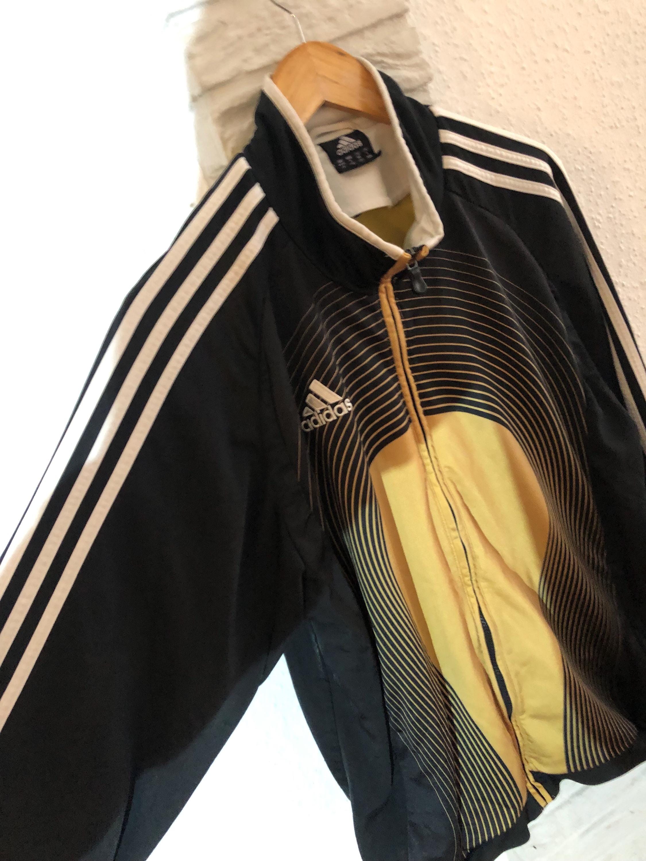Vintage Adidas Track Jacket, M, Retro, Gold, 2006 Canada