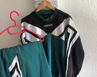 Vintage Adidas sweatshirt, tracksuit, size L, retro