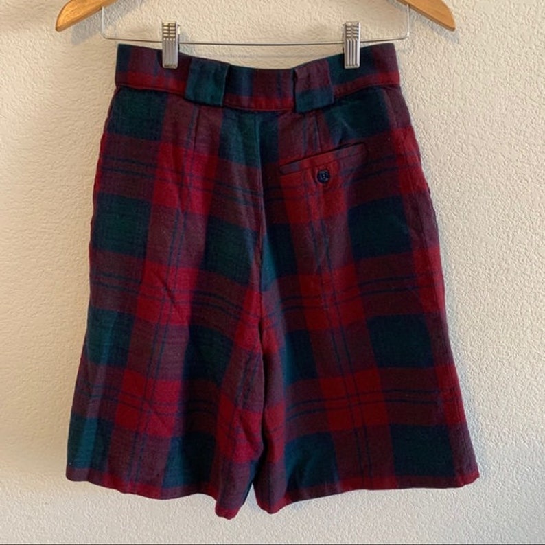 Giorgio Saint Angelo Vintage Plaid Shorts