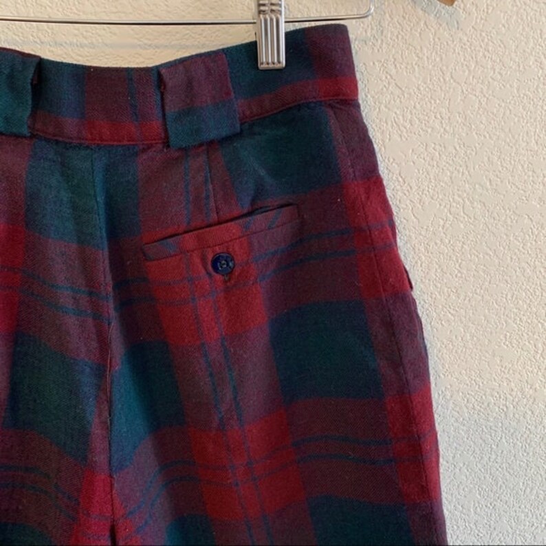 Giorgio Saint Angelo Vintage Plaid Shorts