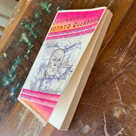 The Incredible Potato Cookbook Vintage Book Etsy