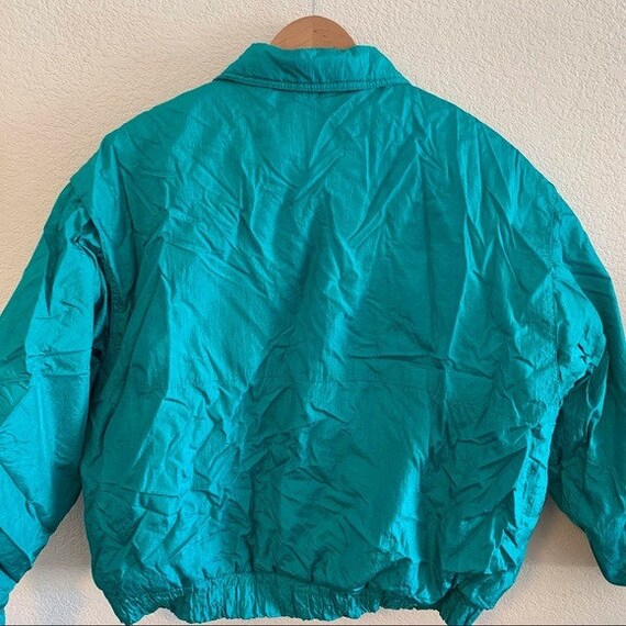 Rainbow West Turquoise Vintage Jacket / Size Larg… - image 9