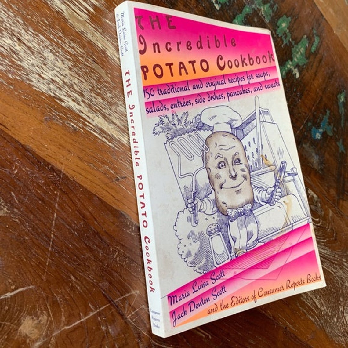 The Incredible Potato Cookbook Vintage Book Etsy