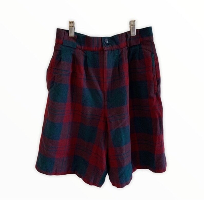 Giorgio Saint Angelo Vintage Plaid Shorts