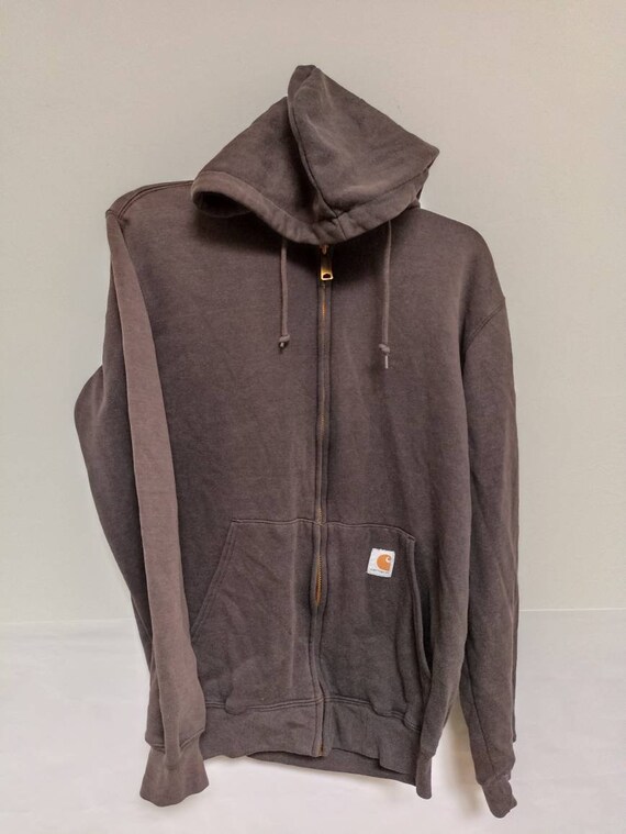 brown carhartt sweatshirt