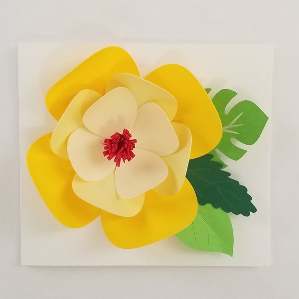 Ombre 3D Flower Cards, Handmade Spring Themed Cards