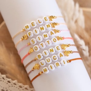 Armband personalisiert, personalisiertes Armband, Armband mit Namen, Armband mit Buchstaben, Freundschaftsarmband, Namensarmband