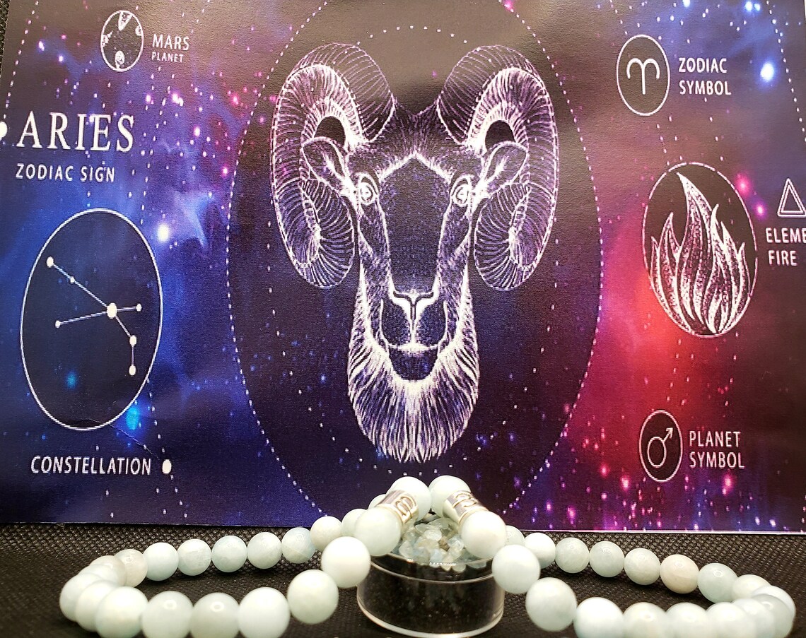 Gemstones for Ariesaquamarine Healing Gemstone/birthstone Etsy Canada