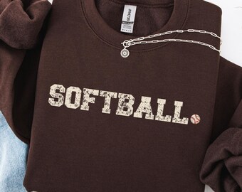 Softball Sweatshirt, Softball Mom Sweatshirt, Softball Dad, Softball Fan Sweater, Game Day Sweatshirt, Softball Sweater, Softball Crewneck