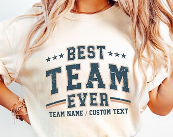 Comfort Colors Custom Team Name Shirt, Custom Teammate Shirt, Work Team Shirt, Company Coworker Tshirt, Team Member Tee, Best Team Ever Tee