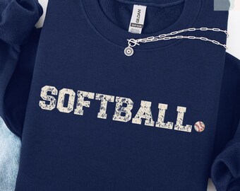 Softball Sweatshirt, Softball Mom Sweatshirt, Softball Dad, Softball Fan Sweater, Game Day Sweatshirt, Softball Sweater, Softball Crewneck