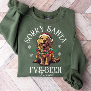 Golden Retriever Christmas Sweatshirt, Golden Retriever Lover Sweater, Cute Golden Retriever Mom Sweater, Golden Retriever Lover Gifts