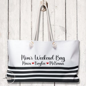 Mom Gift Bag, Mom Tote Bag, Bag for Mommy, Personalized Mama Bag, Custom Mama Gift, Mom Mothers Day Gift, Mom Weekender Bag, Tote Bag Gift