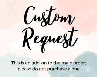Adding Custom Request To Main Order