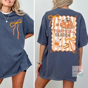 Pumpkin Season Comfort Colors Shirt, Autumn Shirt, Fall Vibes Tshirt, Cozy Autumn Shirt, Cute Fall Tees, Womens Fall Shirt, Fall Graphic Tee