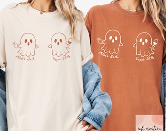 Custom Halloween Bachelorette Party Shirts, Spooky Bride Shirt, Spooky Bachelorette Shirt, Ghost Bachelorette Shirt, Comfort Colors Bach