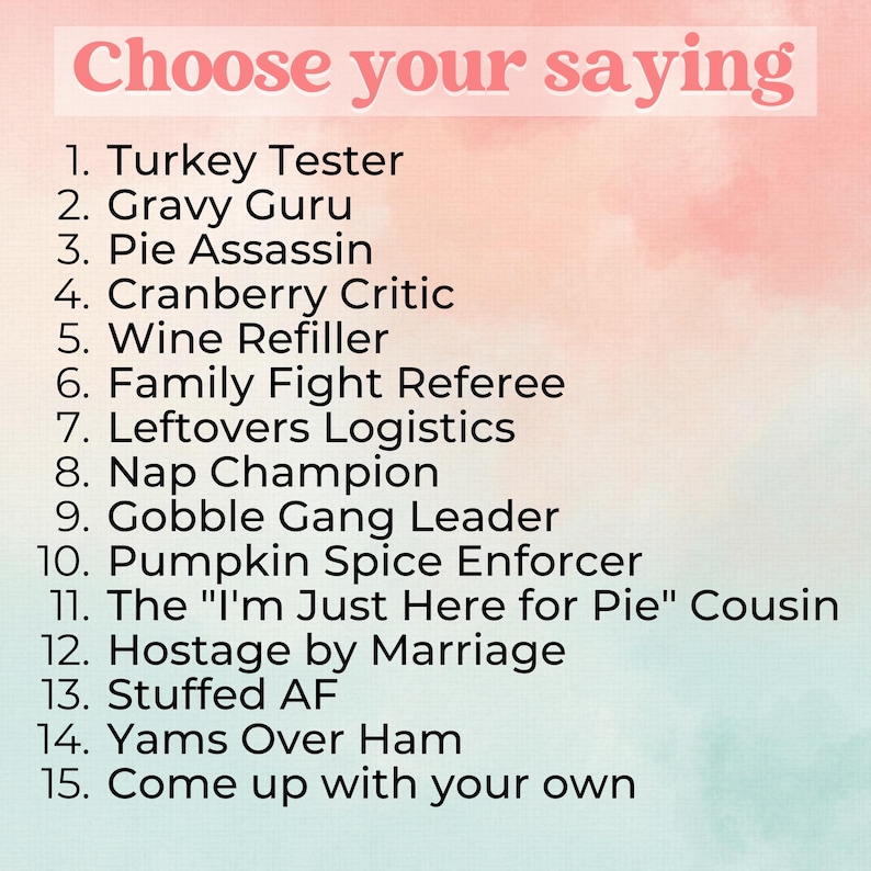 Funny Thanksgiving Shirts, Thanksgiving Family Matching Shirts, Family ...