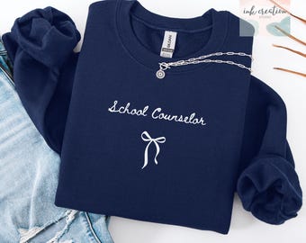 School Counselor Sweatshirt, Mental Health Sweatshirt, Counselor School Sweatshirt, School Therapist Sweater, New School Counselor Gifts