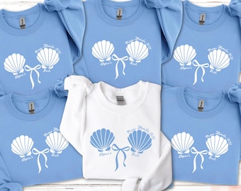 Beach Bachelorette Party Shirt, Custom Bachelorette Shirts, Mermaid Bachelorette Shirts, Coastal Beach Bach Party Tshirt, Bridal Party Gift