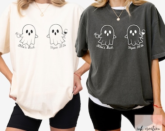 Custom Halloween Bachelorette Party Shirts, Spooky Bride Shirt, Spooky Bachelorette Shirt, Ghost Bachelorette Shirt, Comfort Colors Bach