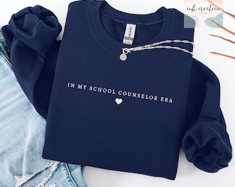 School Counselor Sweatshirt, Mental Health Sweatshirt, Counselor School Sweatshirt, School Therapist Sweater, New School Counselor Gifts