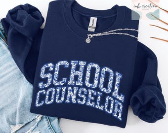 School Counselor Sweatshirt, Mental Health Sweatshirt, Counselor School Sweatshirt, School Therapist Sweater, New School Counselor Gifts