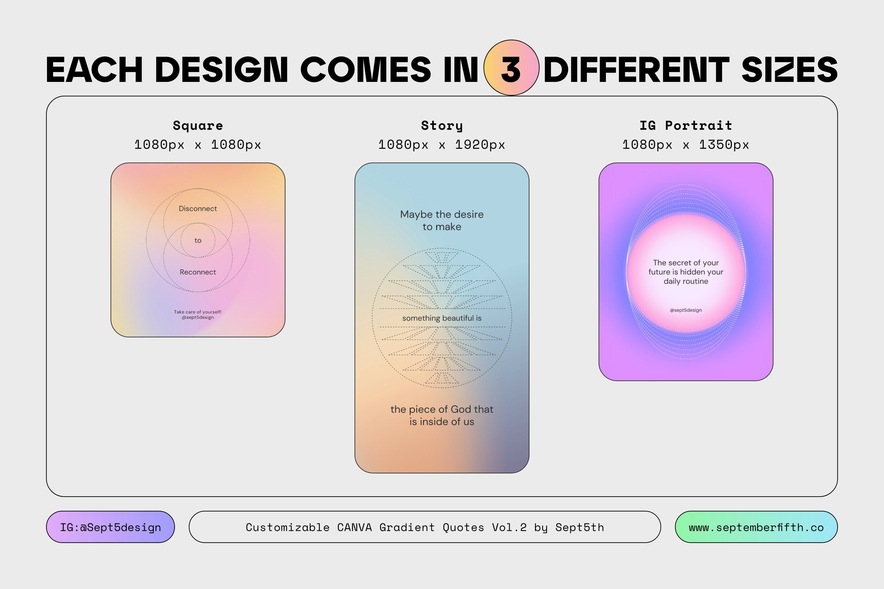 Quote Gradient Canva Aura Gradient Quotes, Aesthetic Gradient Quotes, Customizable ...