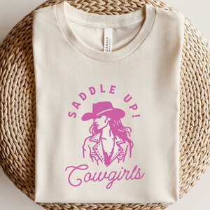 Western Cowgirl Bachelorette SVG for Print & Cut, Vintage Country Saying Saddle Up Cowgirl Tshirt PNG, Western Gothic Cowgirl Wall Art Retro image 5