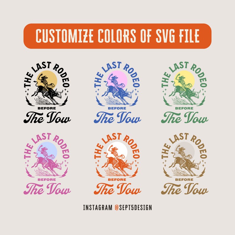 Funny Cowgirl Rodeo SVG File for Print & Cut, Western Style ...