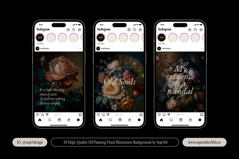 Dark Academia Aesthetic Floral Backgrounds, Cottagecore Aesthetic Flowers, Gothic Aesthetic Floral Wallpapers, Dark Floral Wallpapers image 7
