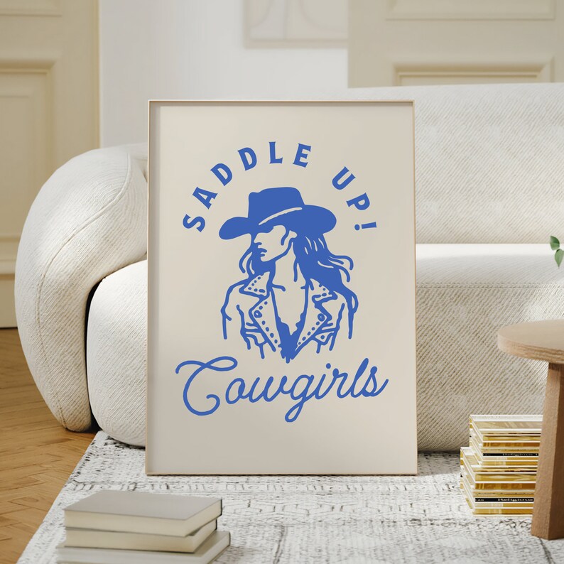 Western Cowgirl Bachelorette SVG for Print & Cut, Vintage Country Saying Saddle Up Cowgirl Tshirt PNG, Western Gothic Cowgirl Wall Art Retro image 3