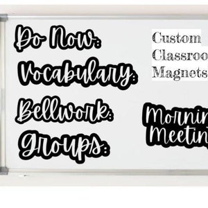 Custom Magnet for Whiteboard, Classroom Magnet, Office Magnet, Classroom Decor, Education Supplies, Teacher Gift