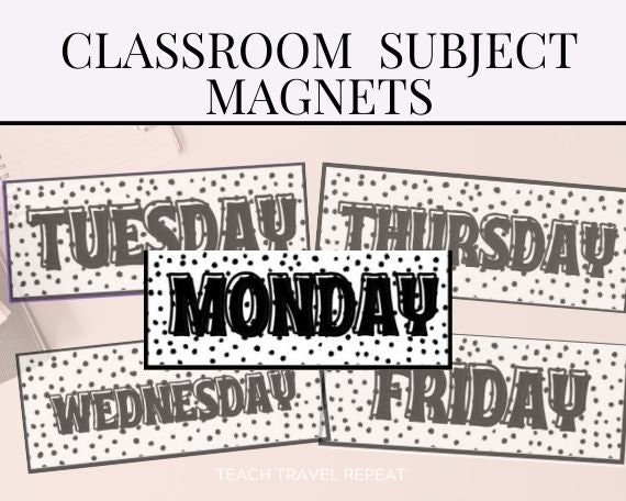 Math Subject Label Magnets Personalized Magnets Classroom Magnets Subjects | Custom Subject ...