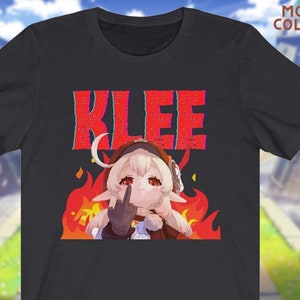 Genshin Impact shirt Genshin impact Klee shirt Klee middle | Etsy