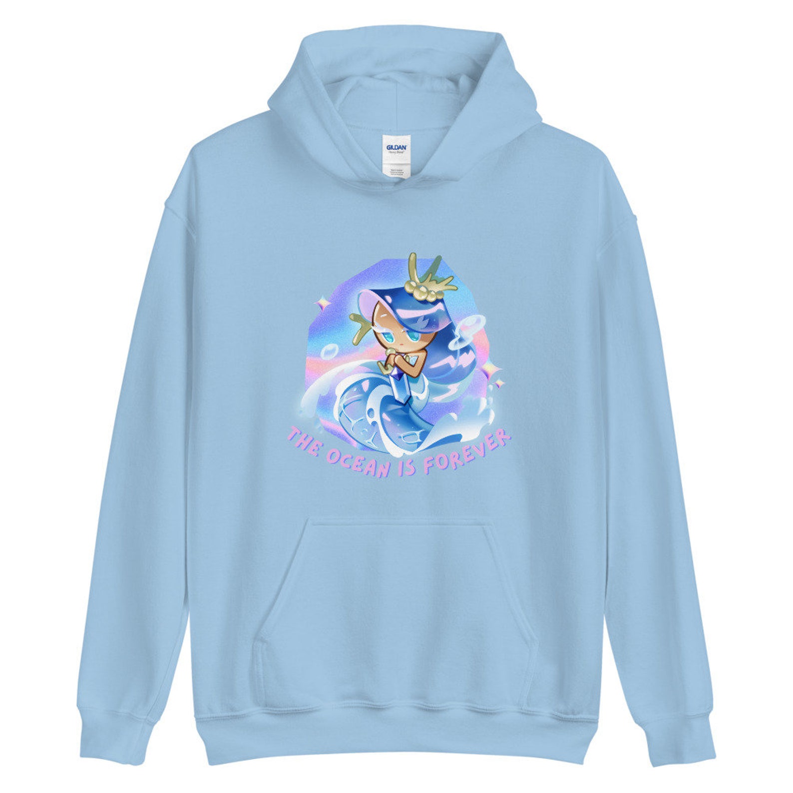 Cookie Run Kingdom Hoodie Cookie Run Sea Fairy Cookie Hoodie Etsy