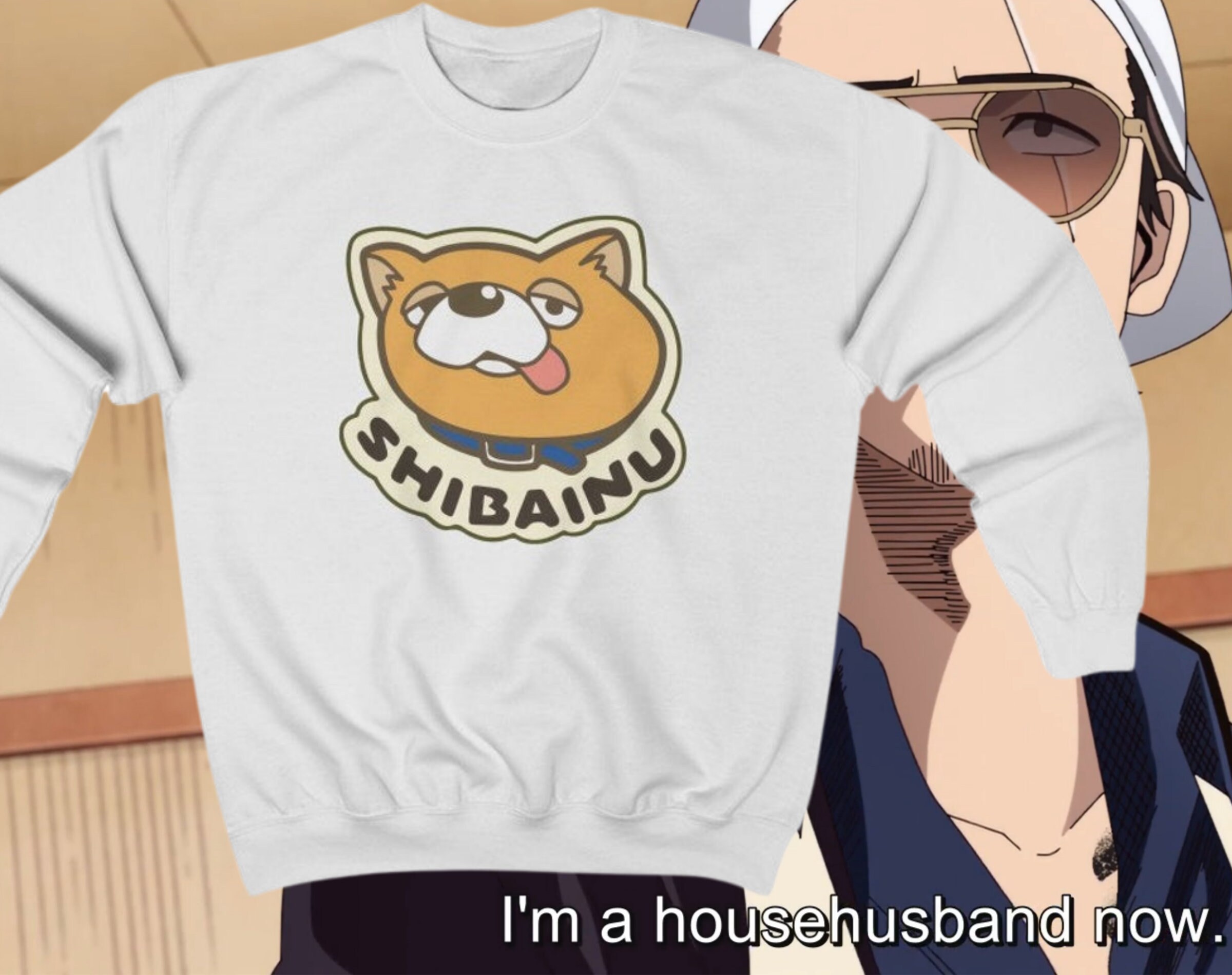 The Way Of The Househusband Shiba Inu Apron Sweatshirt Etsy Ireland