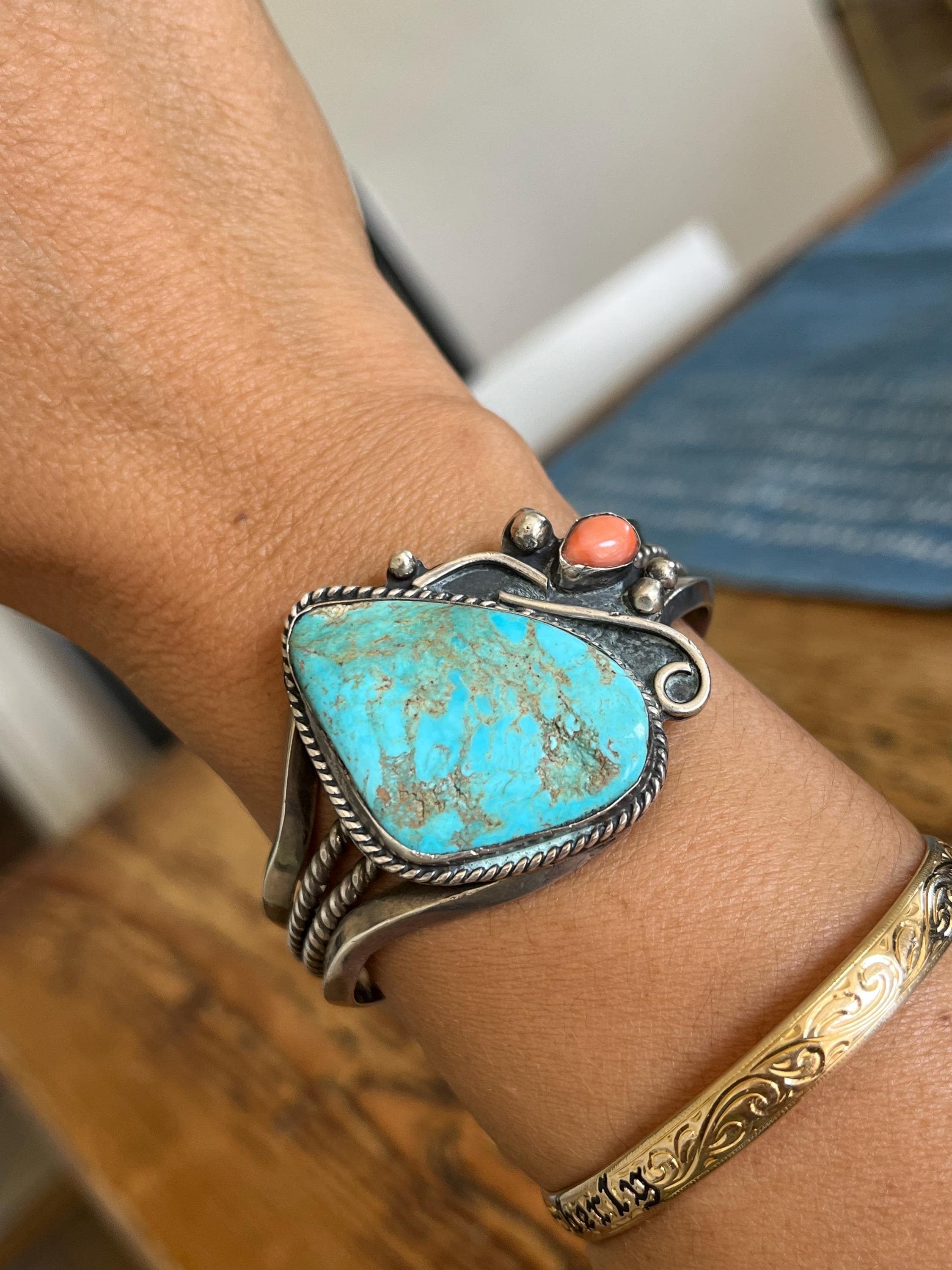 Vintage Navajo Turquoise Ring - Etsy