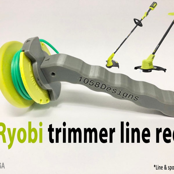 Refill Reel Tool RYOBI Trimmer Line for String Auto Feed Line Spools add the string of your choice to your lawn trimmer edger
