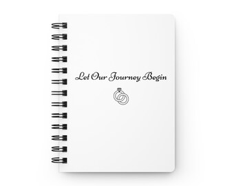 Let Our Journey Begin Wedding Planning Notebook