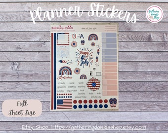 4th of July Planner Stickers (109)