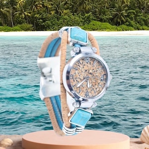 Sustainable Cork Leather Watch | Adjustable, Eco-Friendly, Minimalist Timepiece