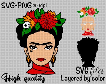 Frida Kahlo Svg Etsy
