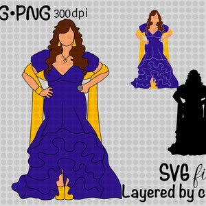 レイヤー化された Svg Jenni Rivera、Jenni Rivera Cricut ファイル、La Jefa SVG、カッティング ファイル Jenni Rivera デジタル ファイル、Jenni Rivera シルエット カット ファイル