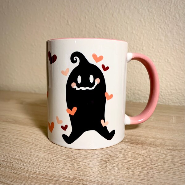 Krobus Valentine Mug, Stardew Valley Gift, Gamer Valentines Day Gift, Stardew Lover Gift