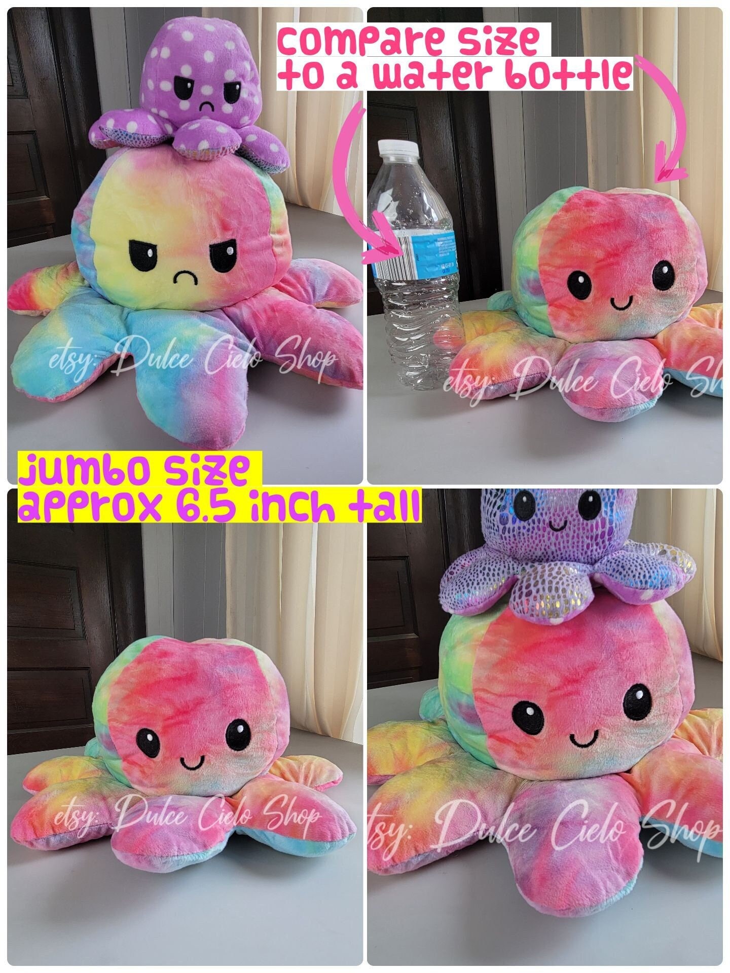 Jumbo Octopus Perfect Gift for Best friend Girl friend Kawaii Plush T…